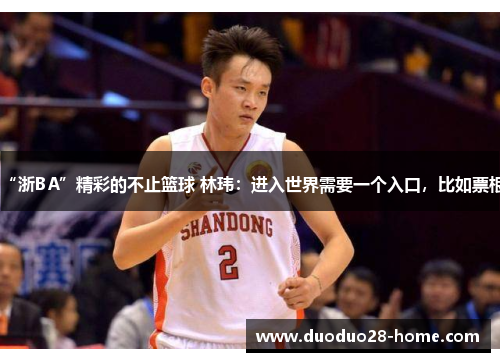 “浙BA”精彩的不止篮球 林玮：进入世界需要一个入口，比如票根